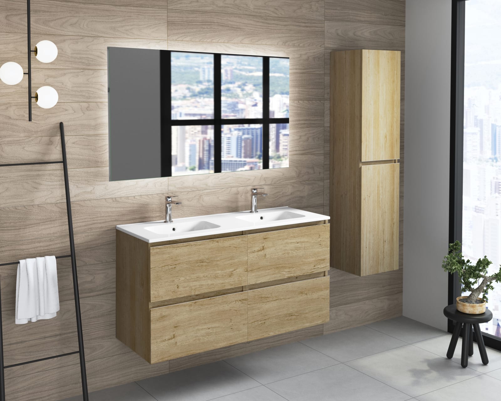 Conjunto mueble de baño Roma Bruntec principal 0