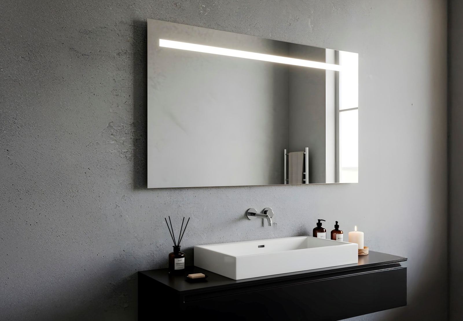 Espejo de baño con luz LED Tarim Bruntec principal 0