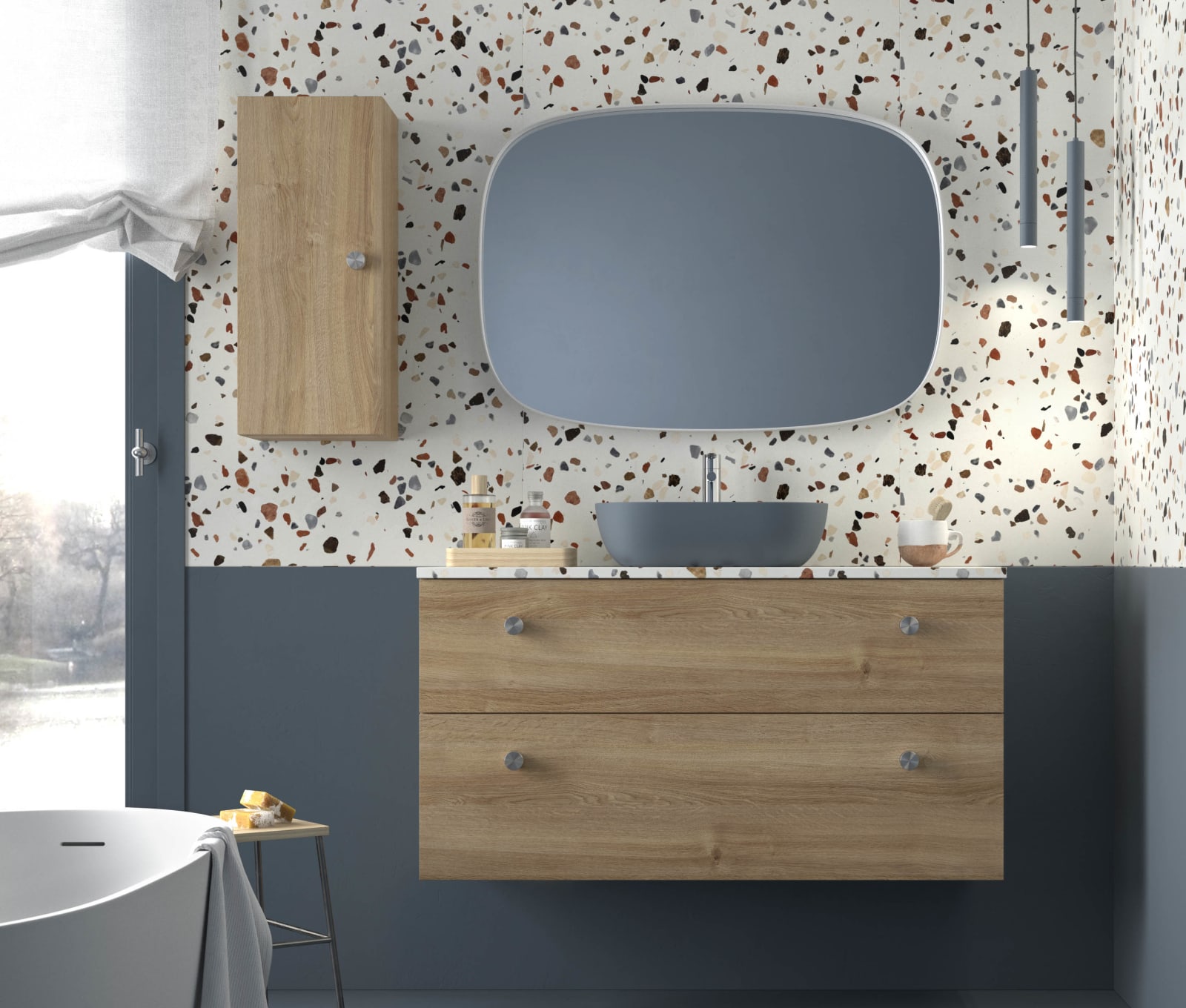 Mueble de baño con encimera de piedra Carmen Avila Dos principal 0
