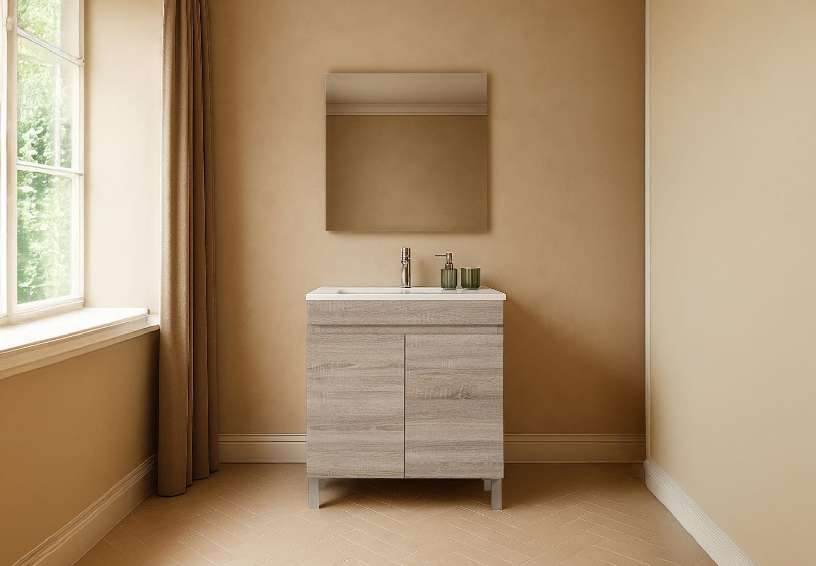 Conjunto mueble de baño Malmo Bruntec principal 0