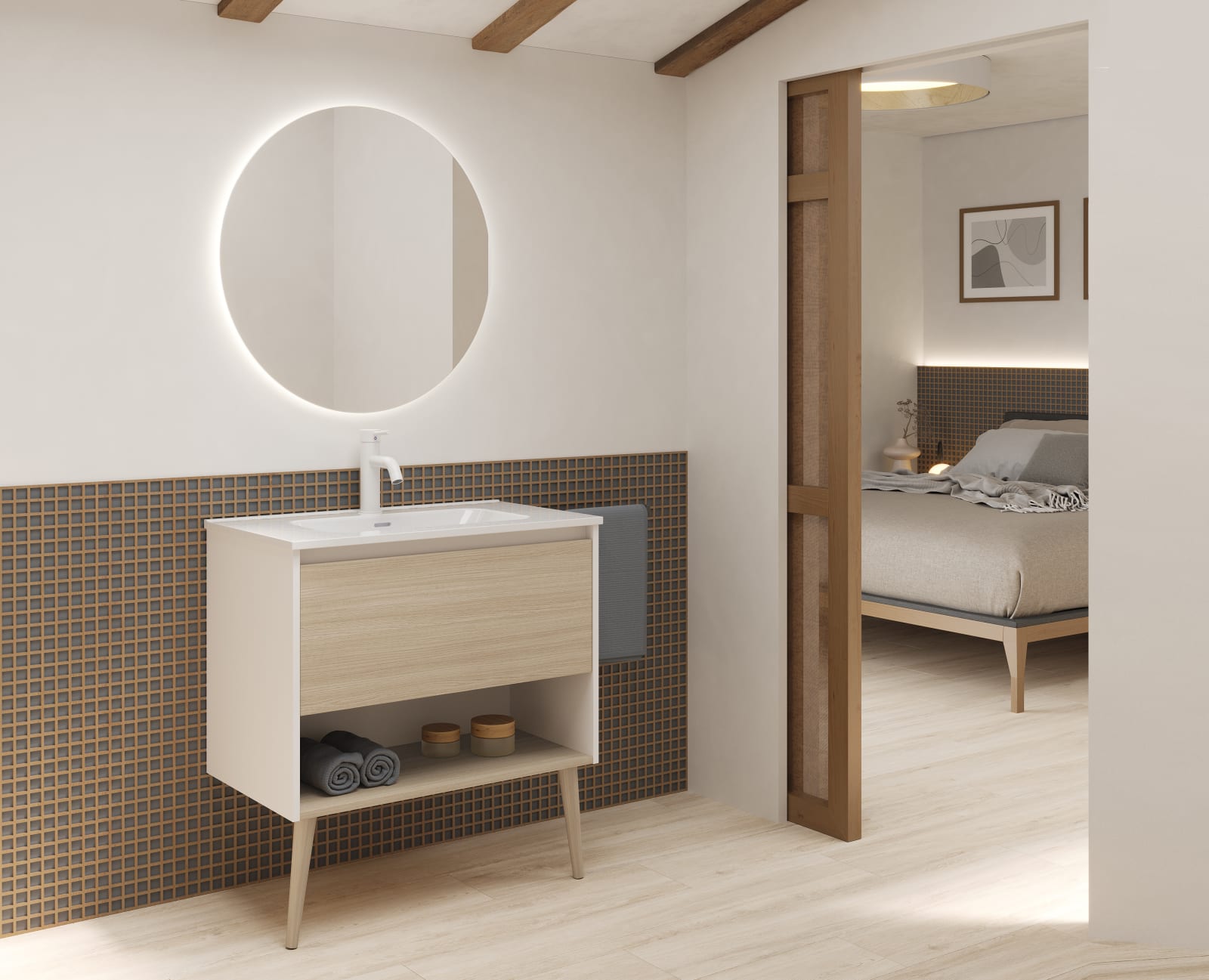 Conjunto mueble de baño Nara Amizuva principal 0