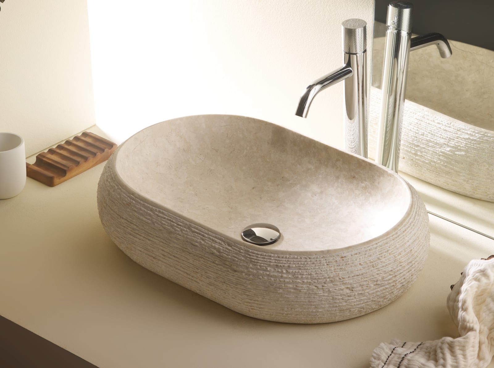 Lavabo sobre encimera Domed Bathco principal 0