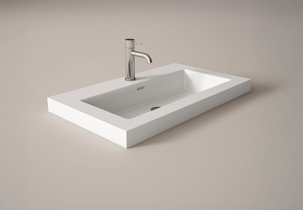 Lavabo encastrado 11.5 cm alto Nantes Visobath principal 0