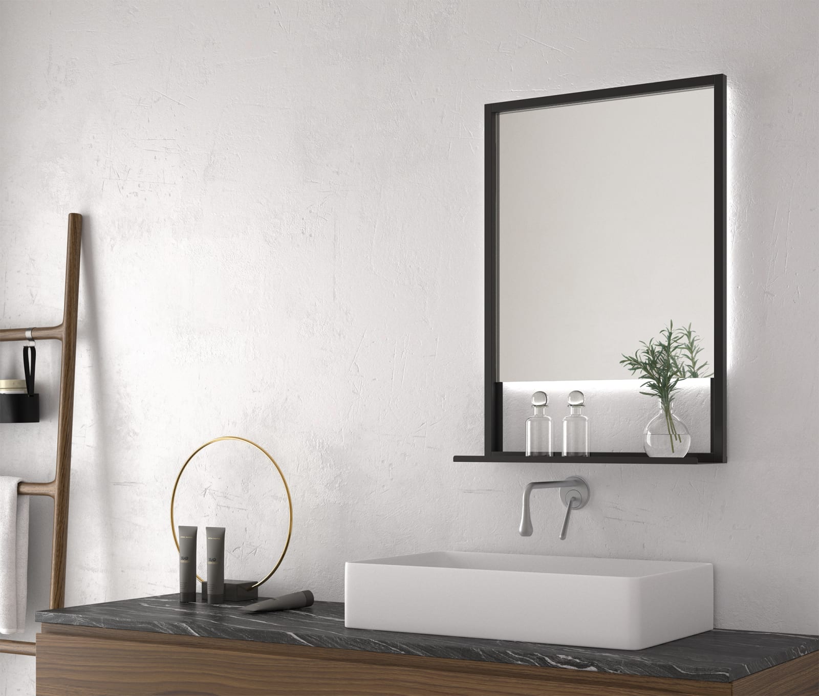 Espejo de baño con luz LED Margarita Eurobath principal 0