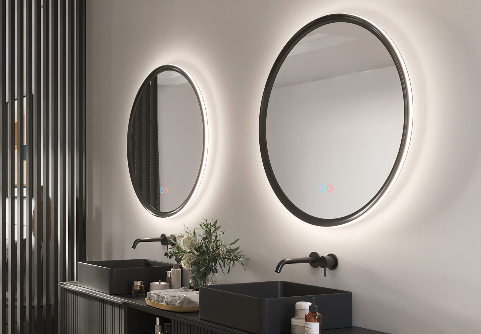 Espejo de baño con luz LED Torino Ledimex principal 0