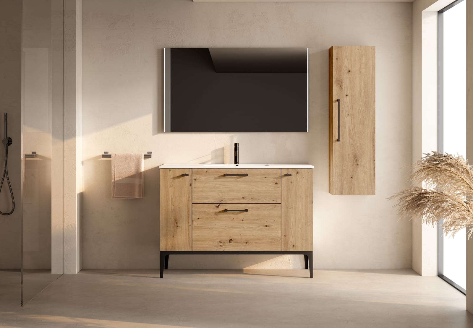 Conjunto mueble de baño con banquillo Verso Viso principal 0