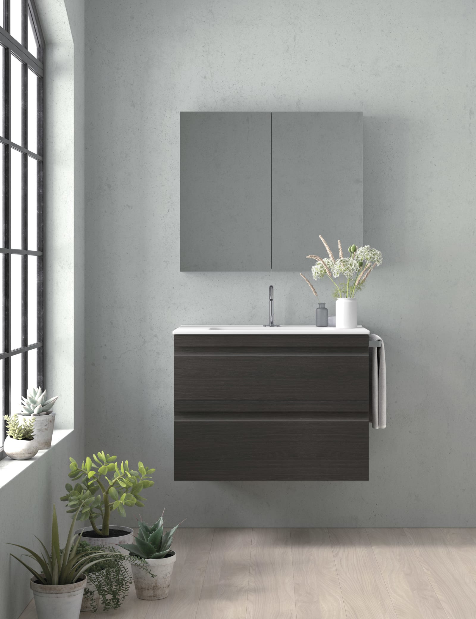 Mueble de baño fondo reducido 39 cm Natalia Avila dos principal 0