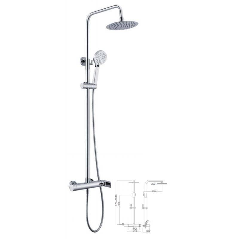 Conjunto de ducha Nassau Imex principal 0