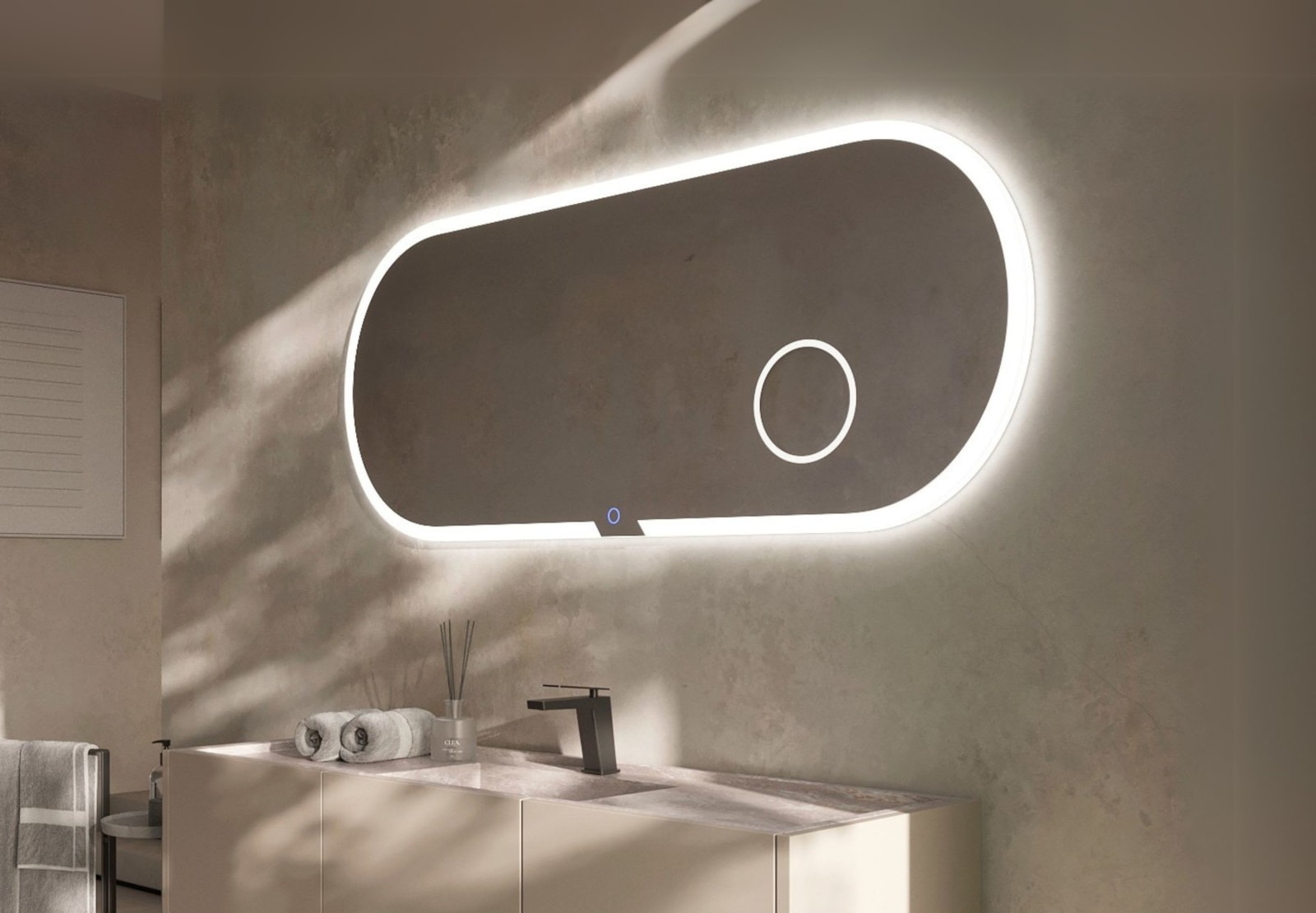 Espejo de baño con luz LED Indiana Ledimex principal 0