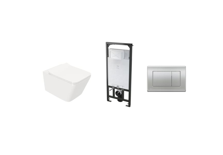 Pack inodoro suspendido + cisterna empotrada + pulsador Soller Strohm Teka principal 0