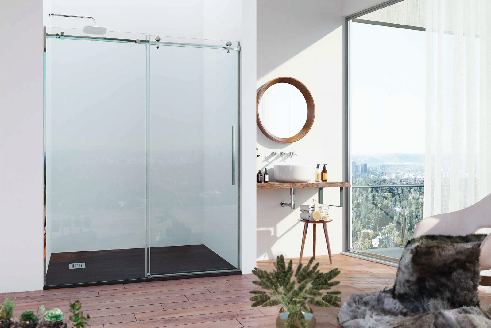 Mampara de ducha Da Vinci Glassinox principal 0