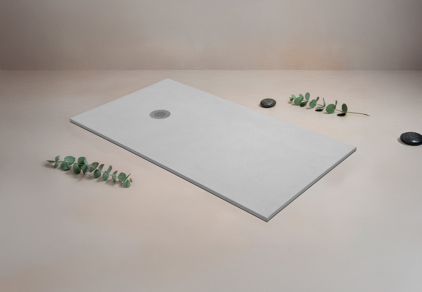 Plato de ducha Compac gris Bruntec principal 0