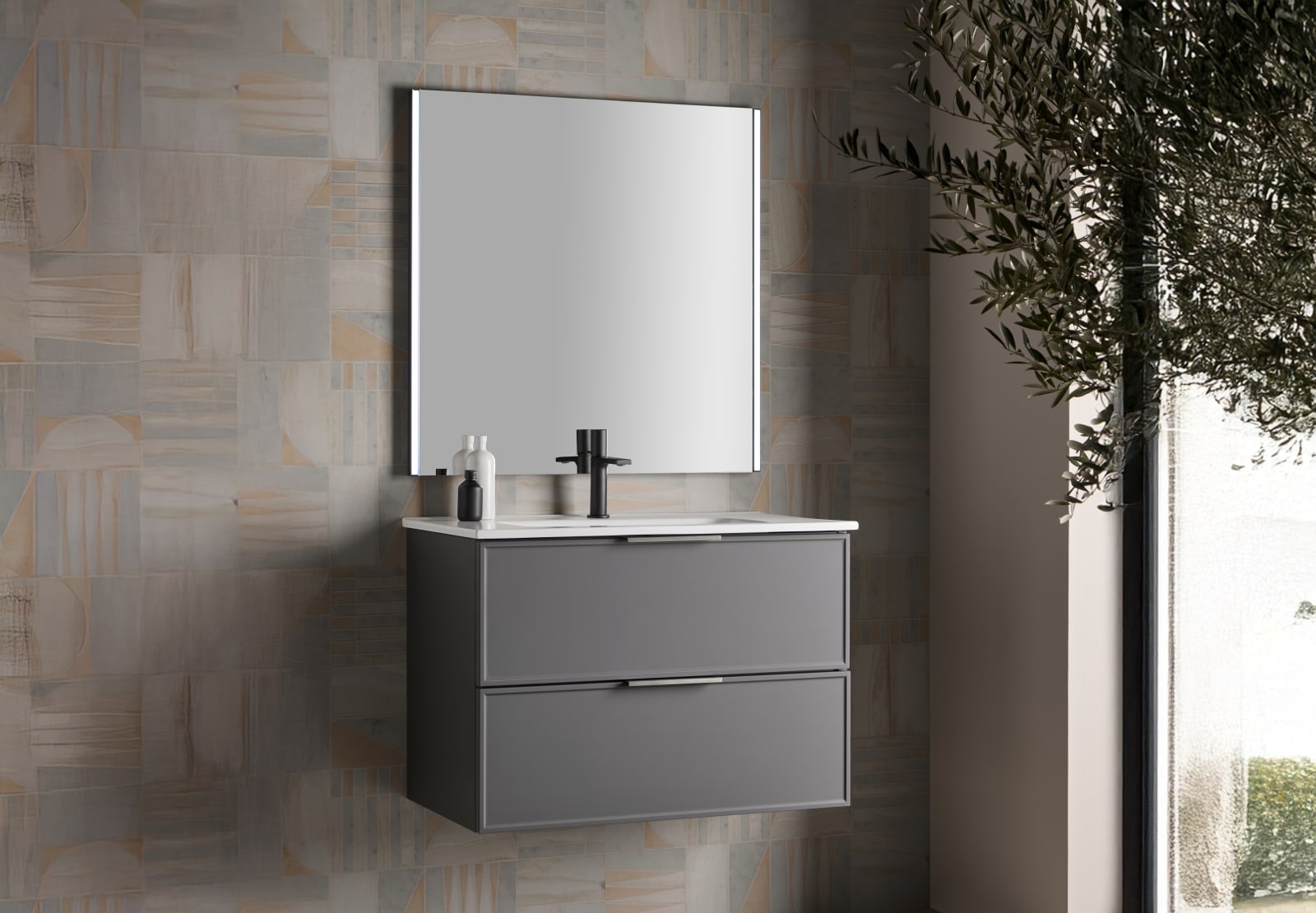 Conjunto mueble de baño Kubik Sanchis principal 0