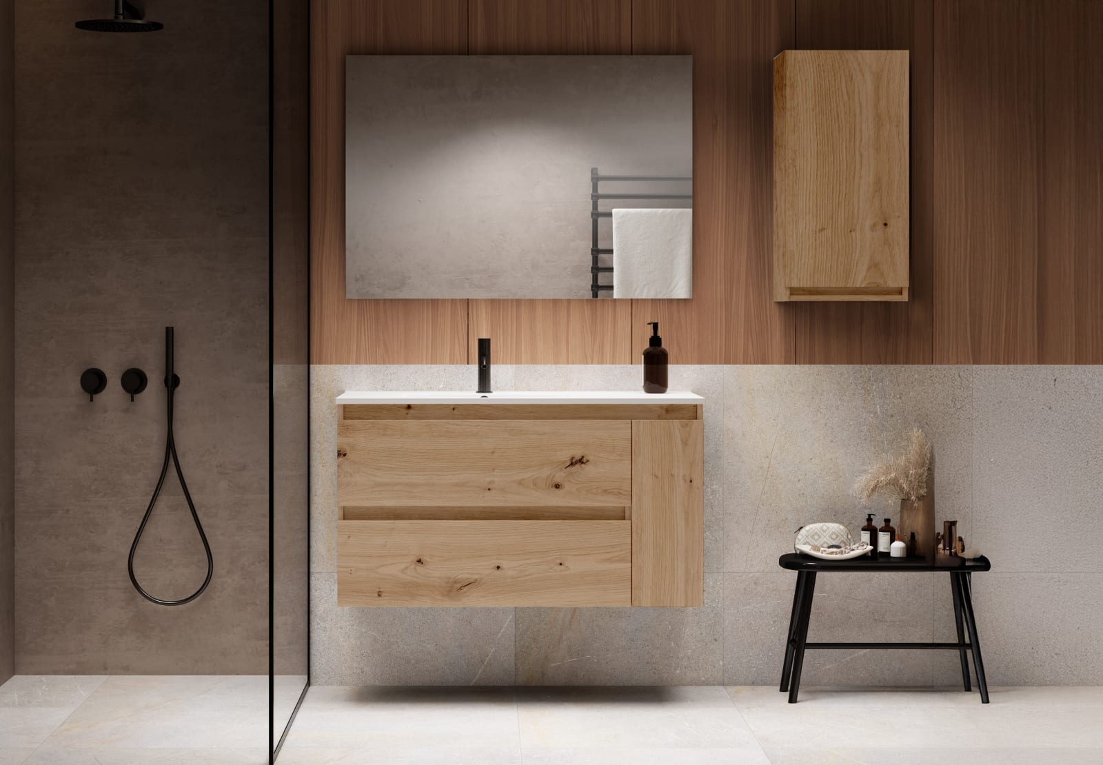 Conjunto mueble de baño Box Viso principal 0