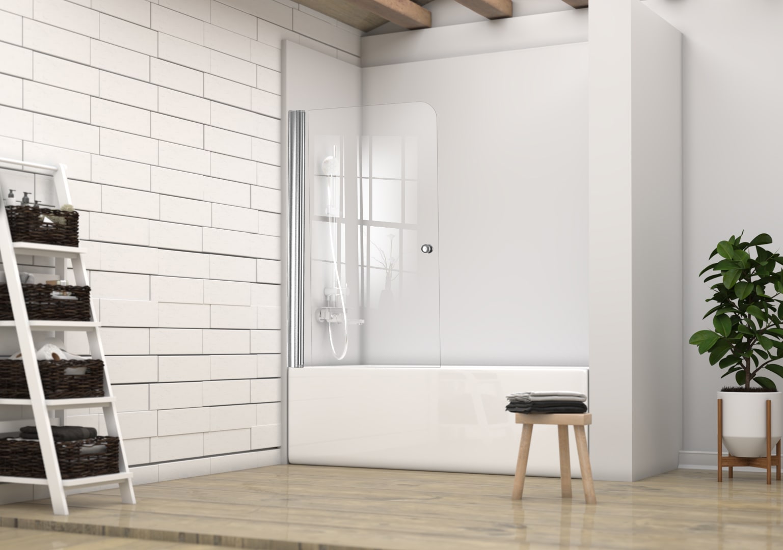 Mampara de bañera Espinho Bruntec principal 0