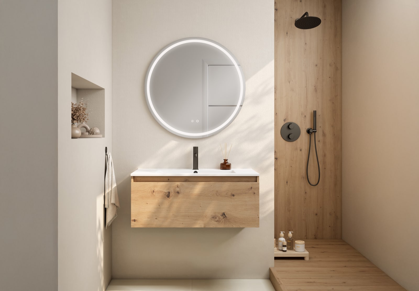 Conjunto mueble de baño Box Viso principal 0