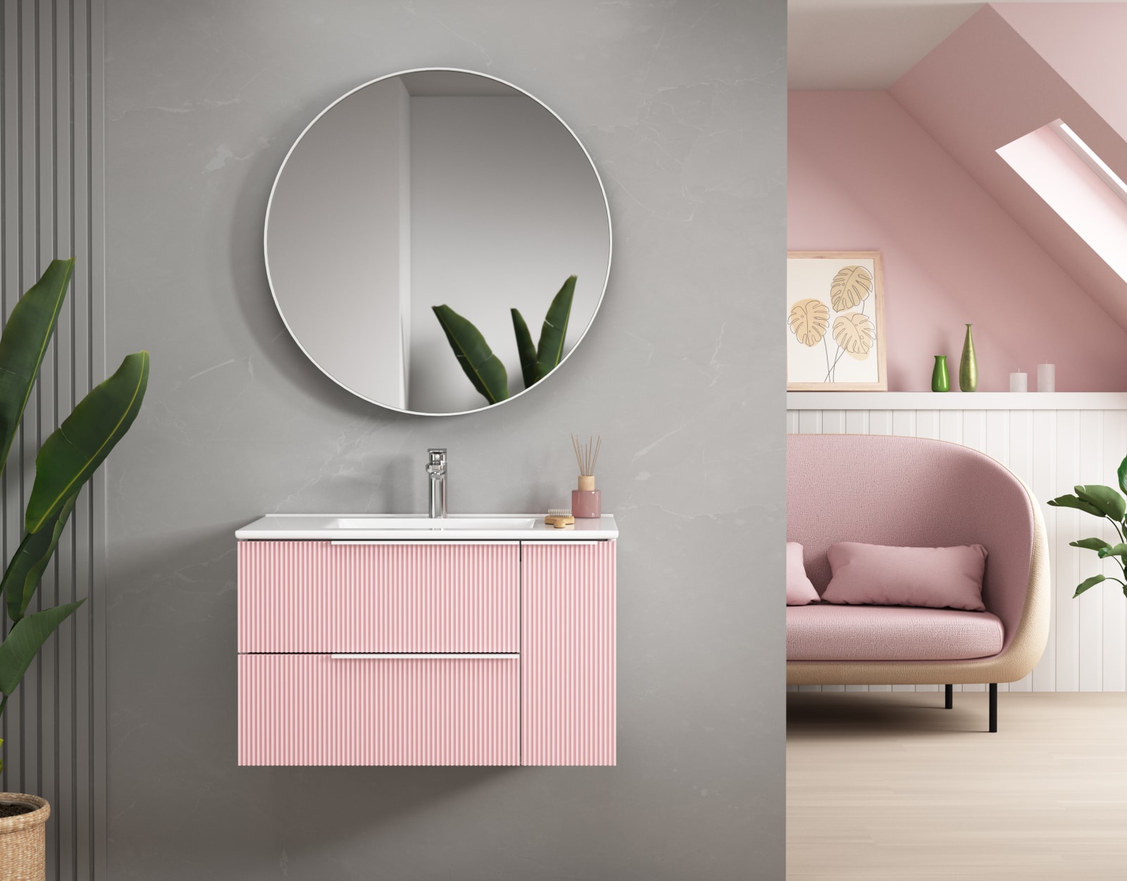 Conjunto mueble de baño Lombok Bruntec principal 0
