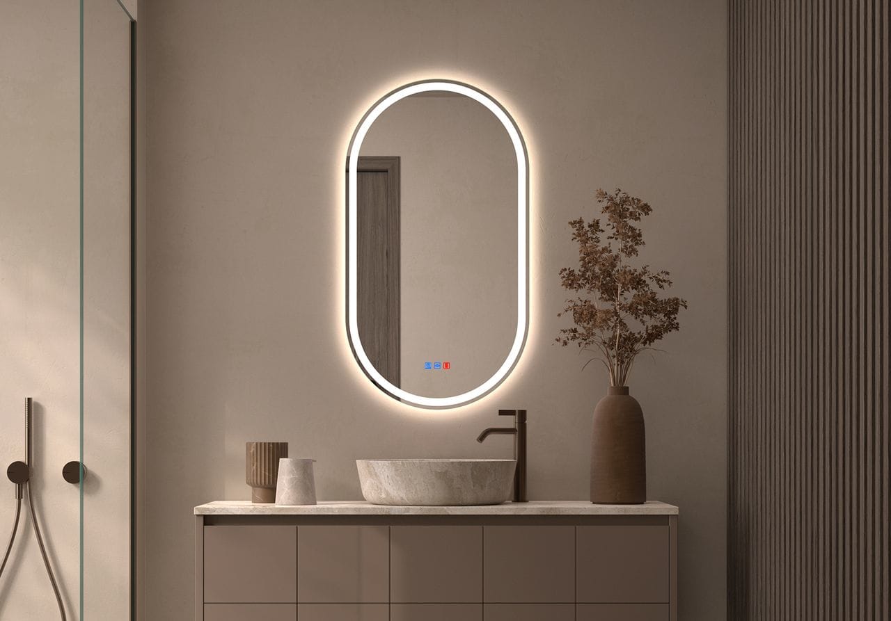 Espejo de baño con luz LED Aris Bruntec principal 0