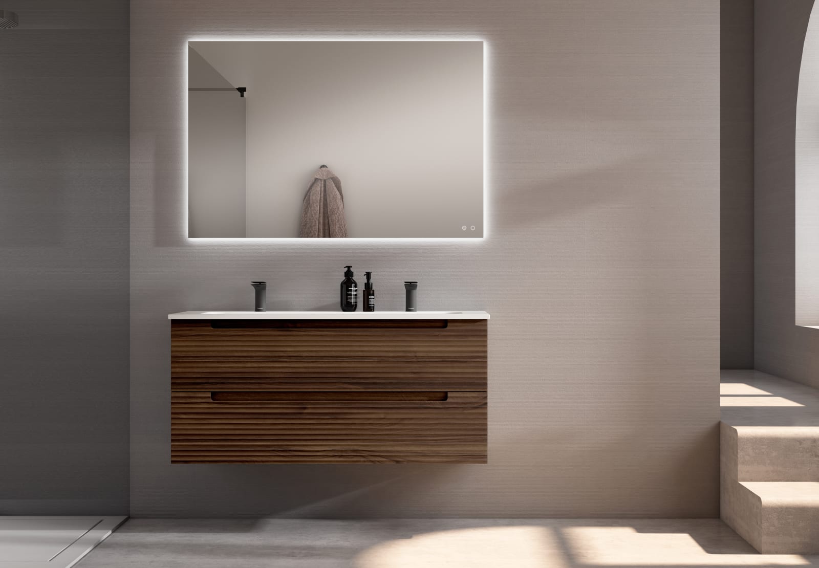 Conjunto mueble de baño Kyoto japandi Viso principal 0