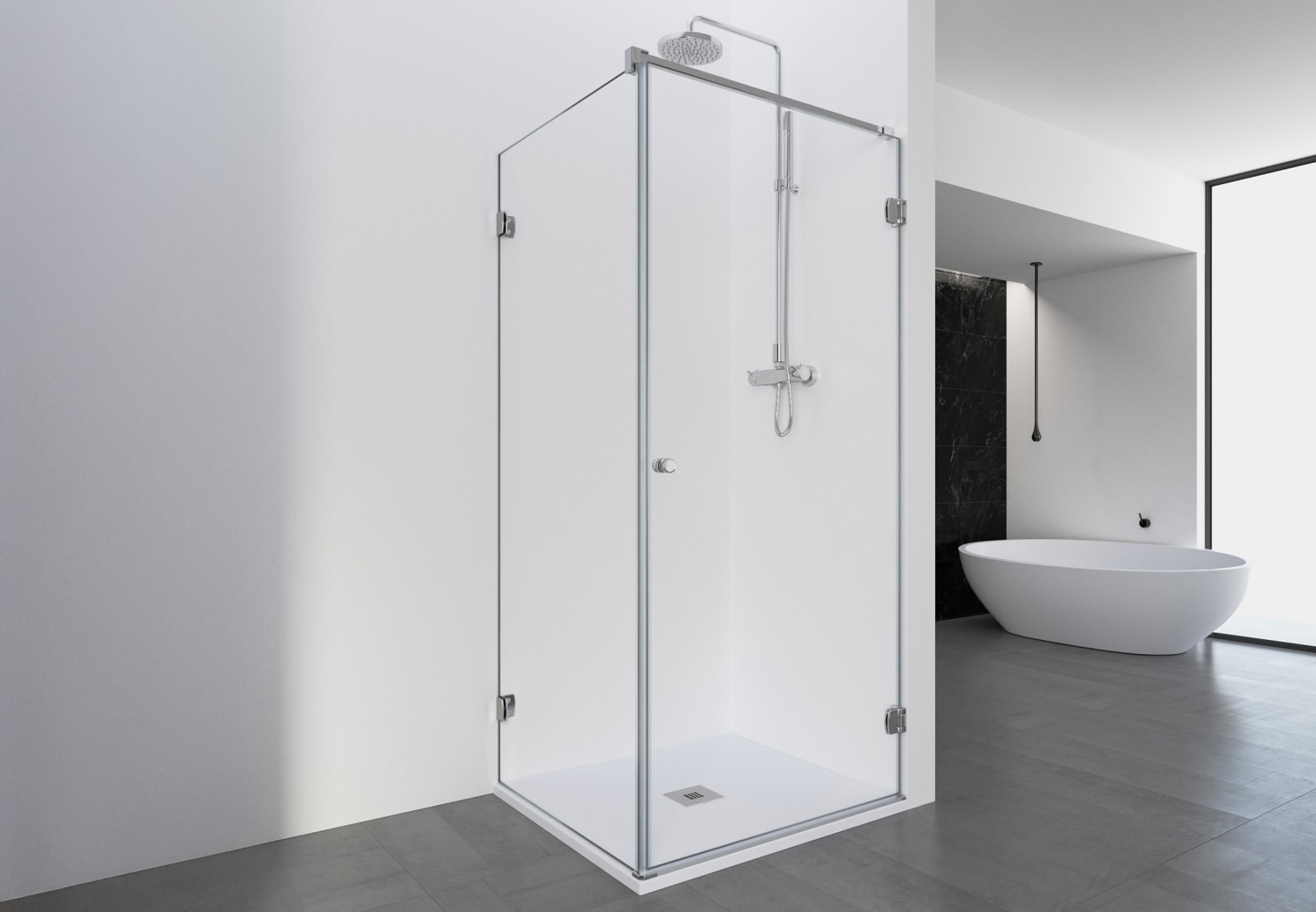 Mampara de ducha Newglass (NG-208) Profiltek principal 0