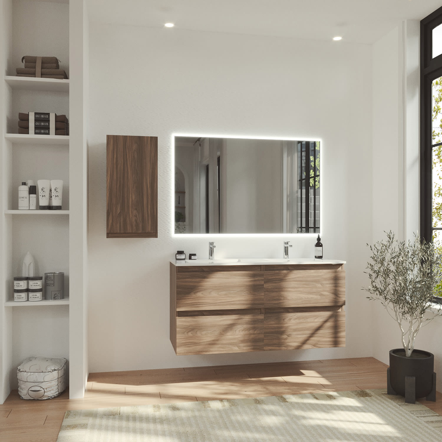 Mueble de baño color madera Vilma Bruntec principal 0