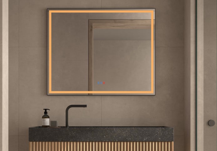 Espejo de baño con luz LED Rua Bruntec principal 0