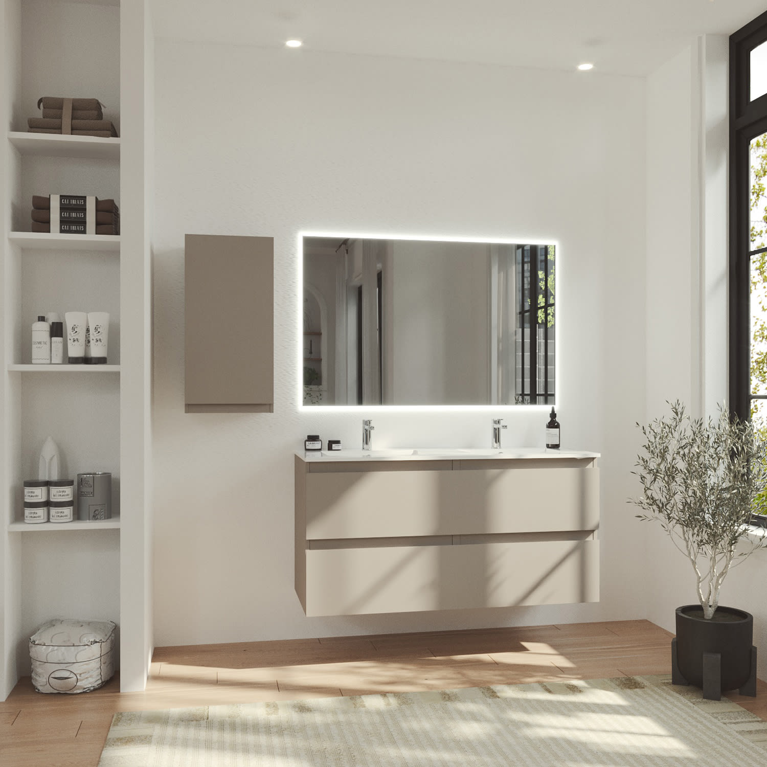 Mueble de baño MDF lacado Vilma Bruntec principal 0