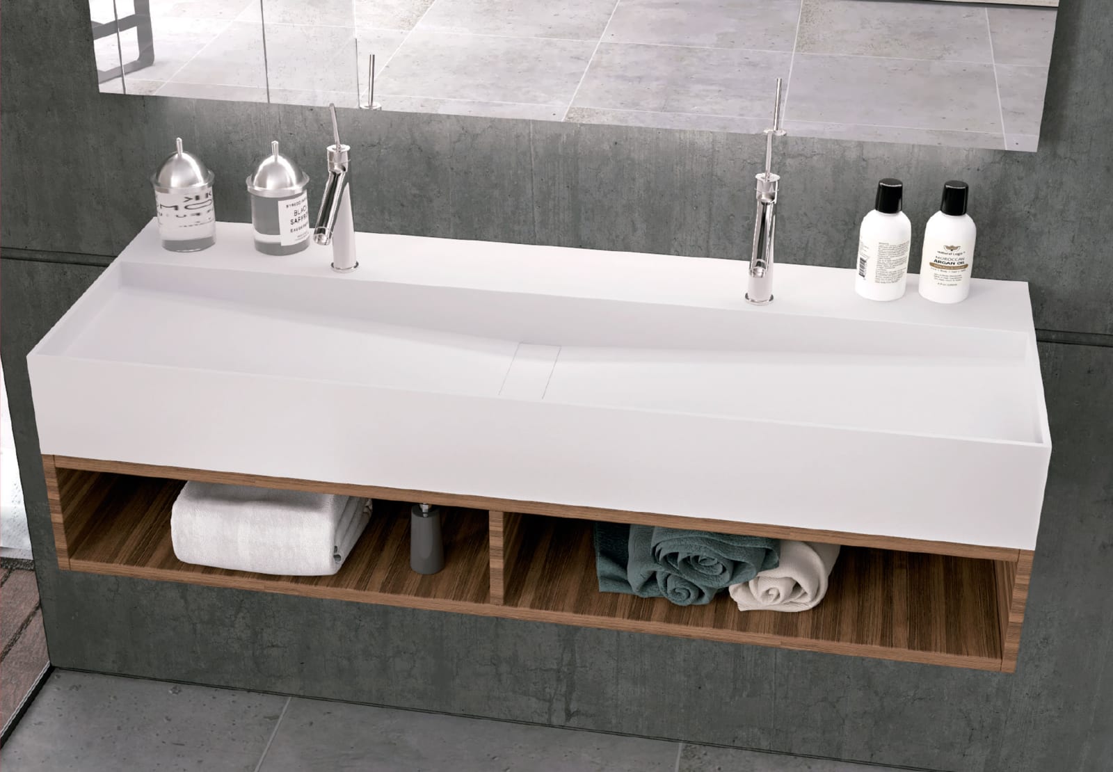 Lavabo de baño suspendido New Art and Bath principal 0