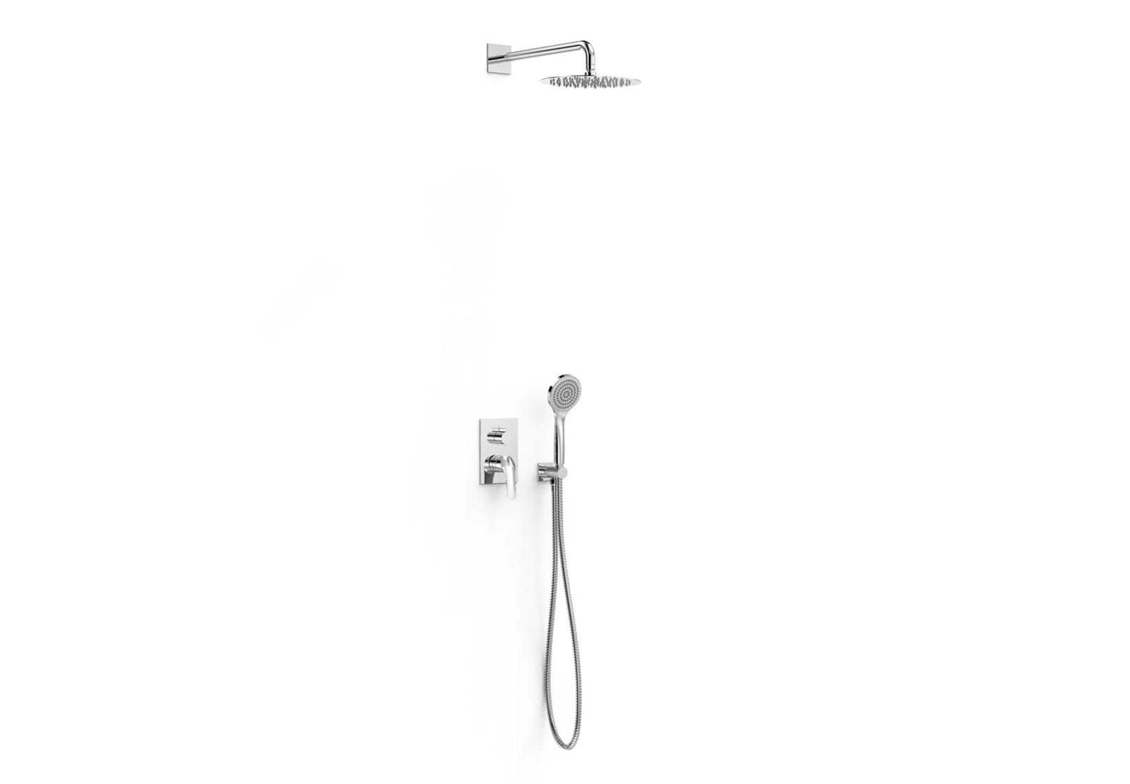 Conjunto de ducha y baño empotrado Base Plus Tres principal 0