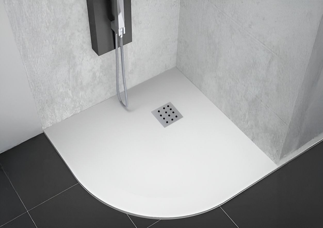 Platos de ducha de resina Design Basic de Bruntec principal 0