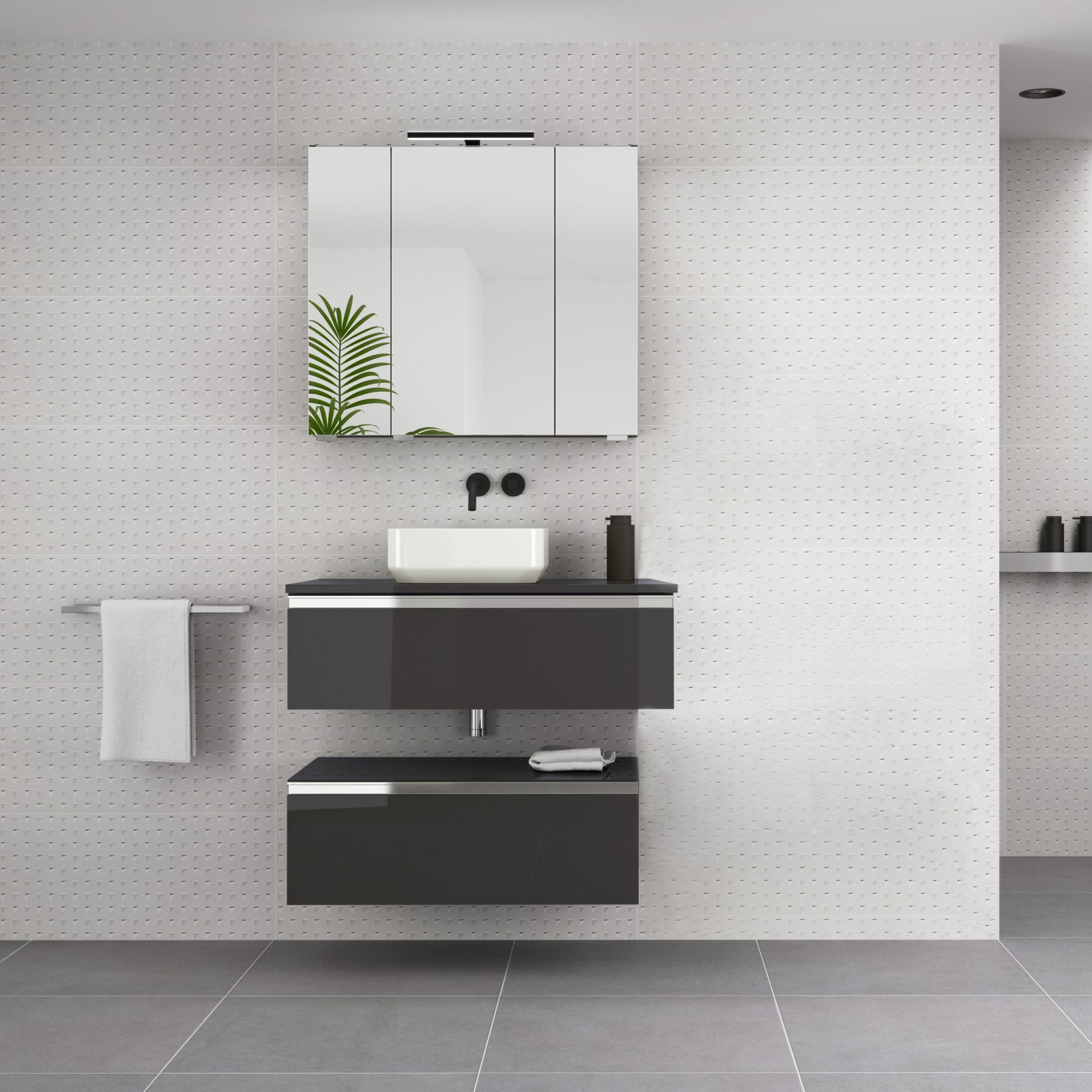 Mueble de baño con encimera de madera Vida Royo principal 0