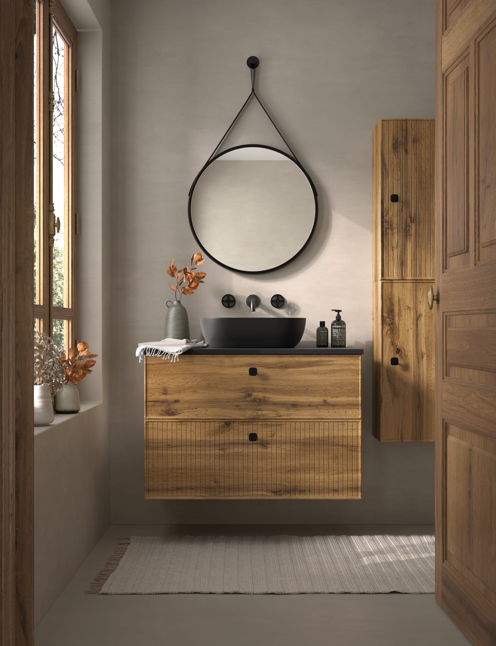 Mueble de baño con encimera de Microtec Blanca Avila Dos principal 0