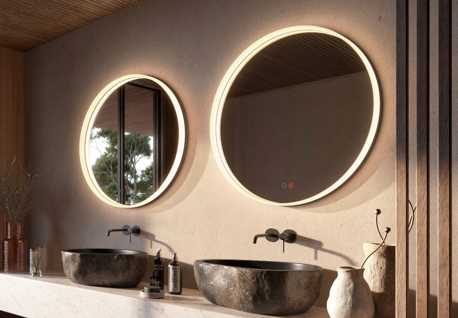 Espejo de baño con luz LED Bolonia Ledimex principal 0