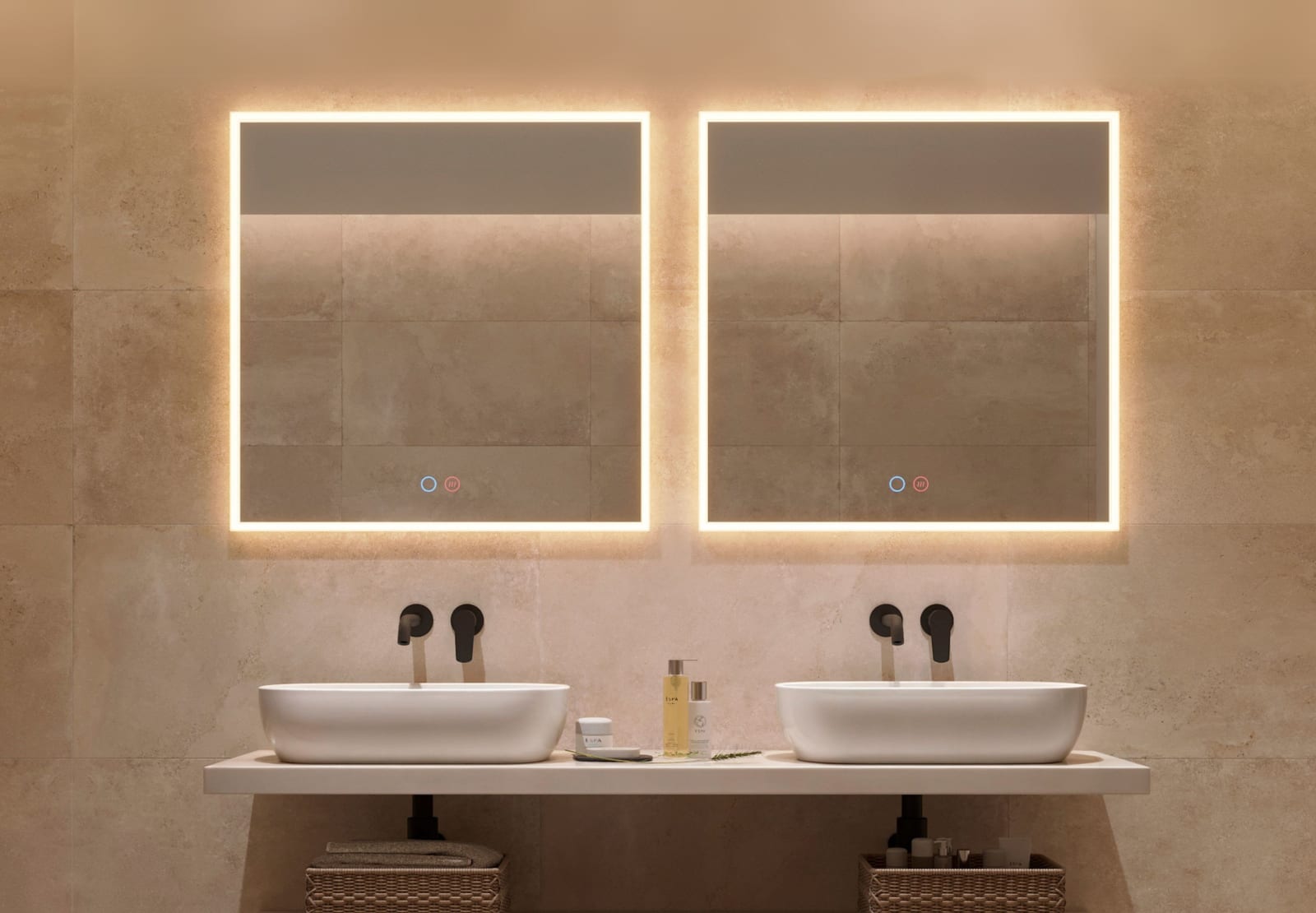Espejo de baño con luz LED Boston Ledimex principal 0