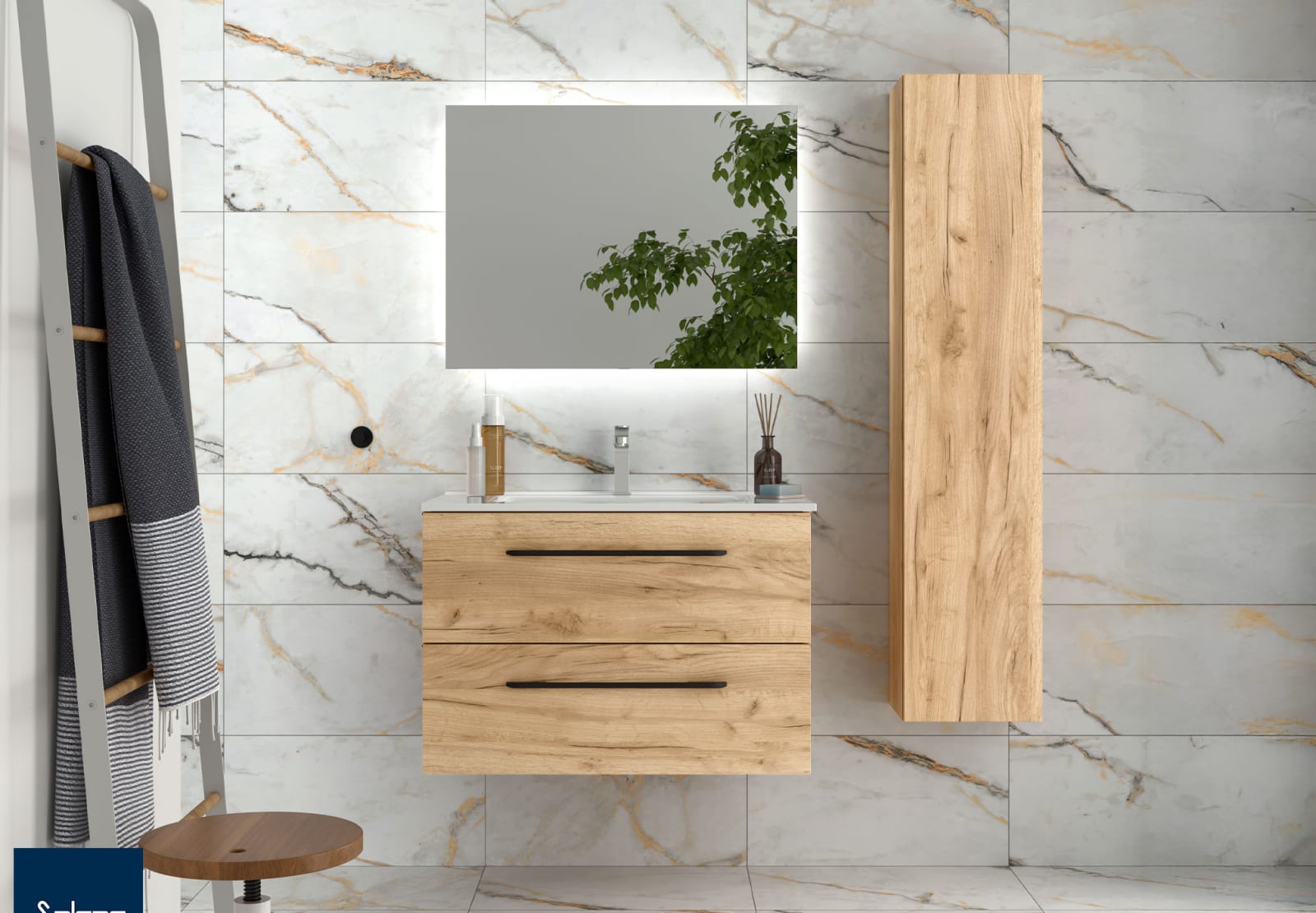 Conjunto mueble de baño Morai Salgar principal 0