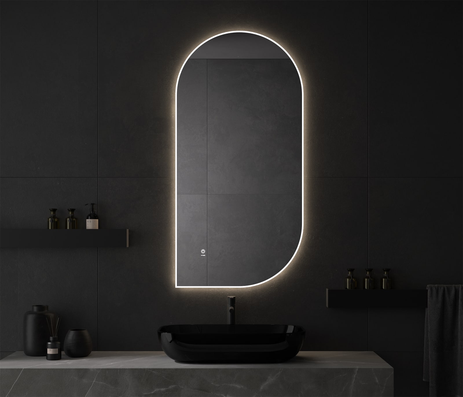 Espejo de baño con luz LED Hvar de Eurobath principal 0
