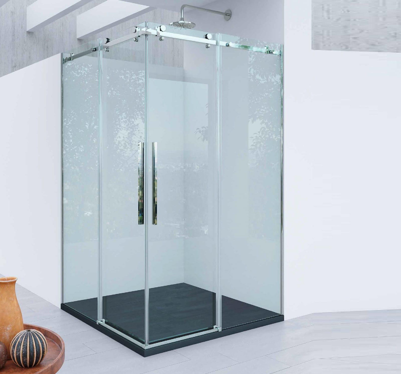 Mampara de ducha Tiziano Glassinox principal 0