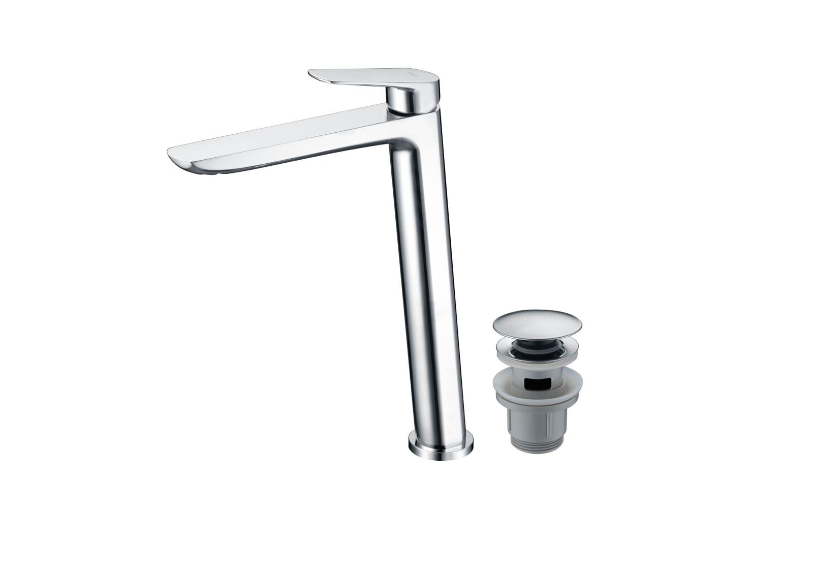 Pack Grifo de lavabo caño alto Bélgica Imex + Válvula click-clack principal 0