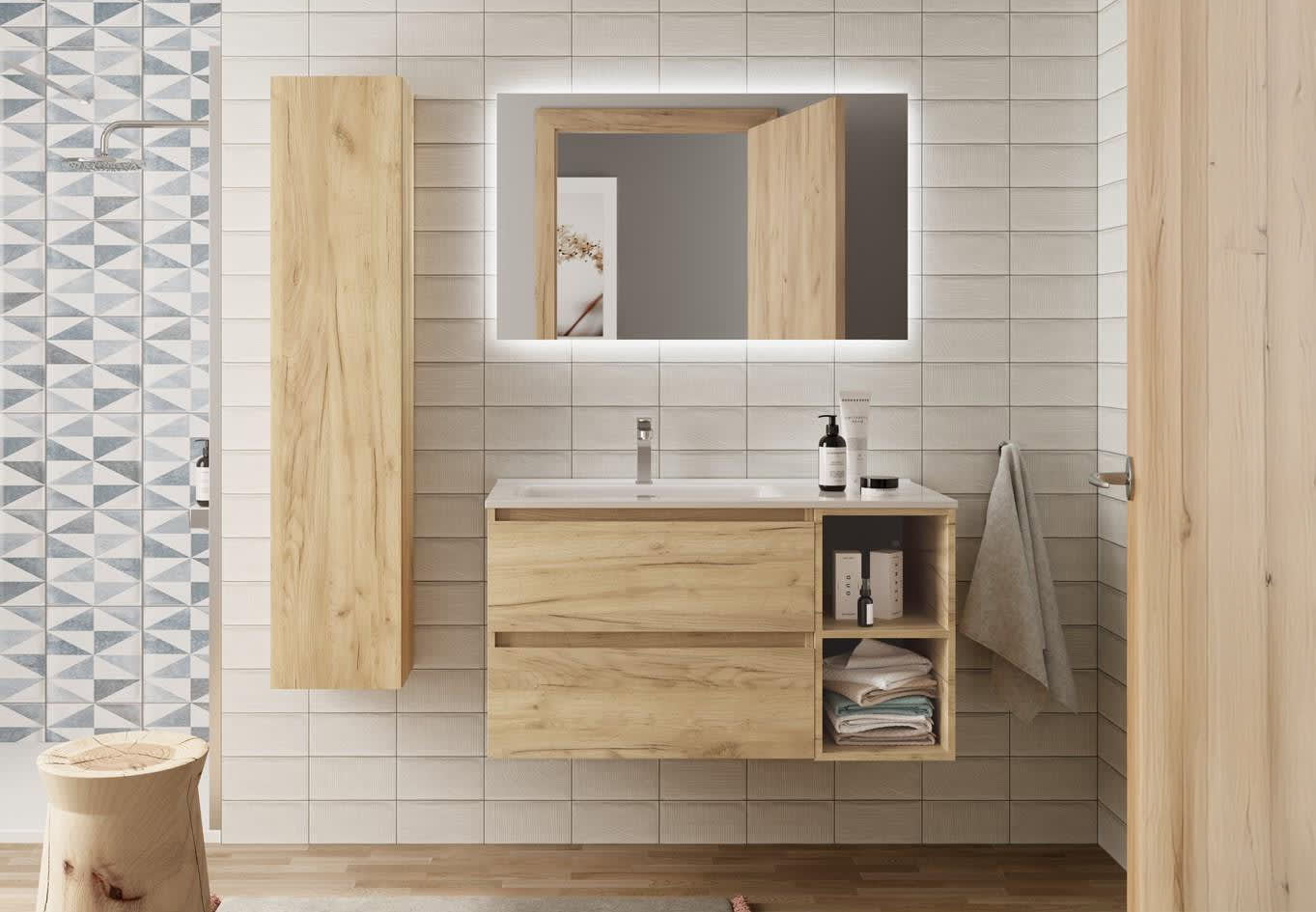 Conjunto mueble de baño Bequia Salgar principal 0