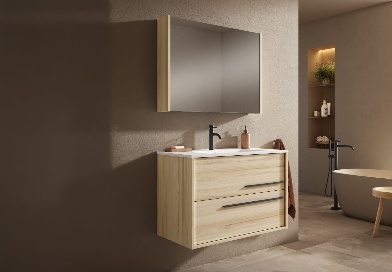 Conjunto mueble de baño Aqua Viso principal 0
