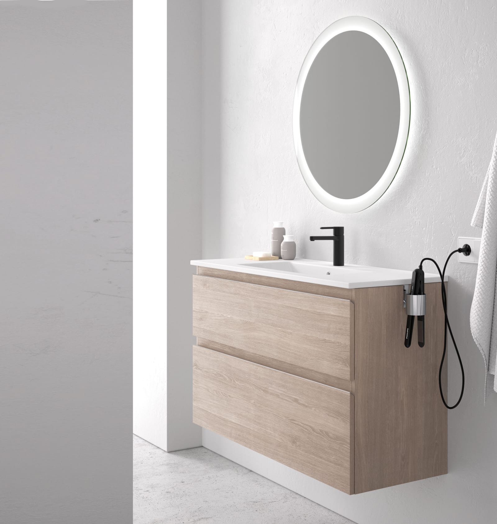 Conjunto mueble de baño fondo reducido 39 cm Carmen Ávila Dos principal 0