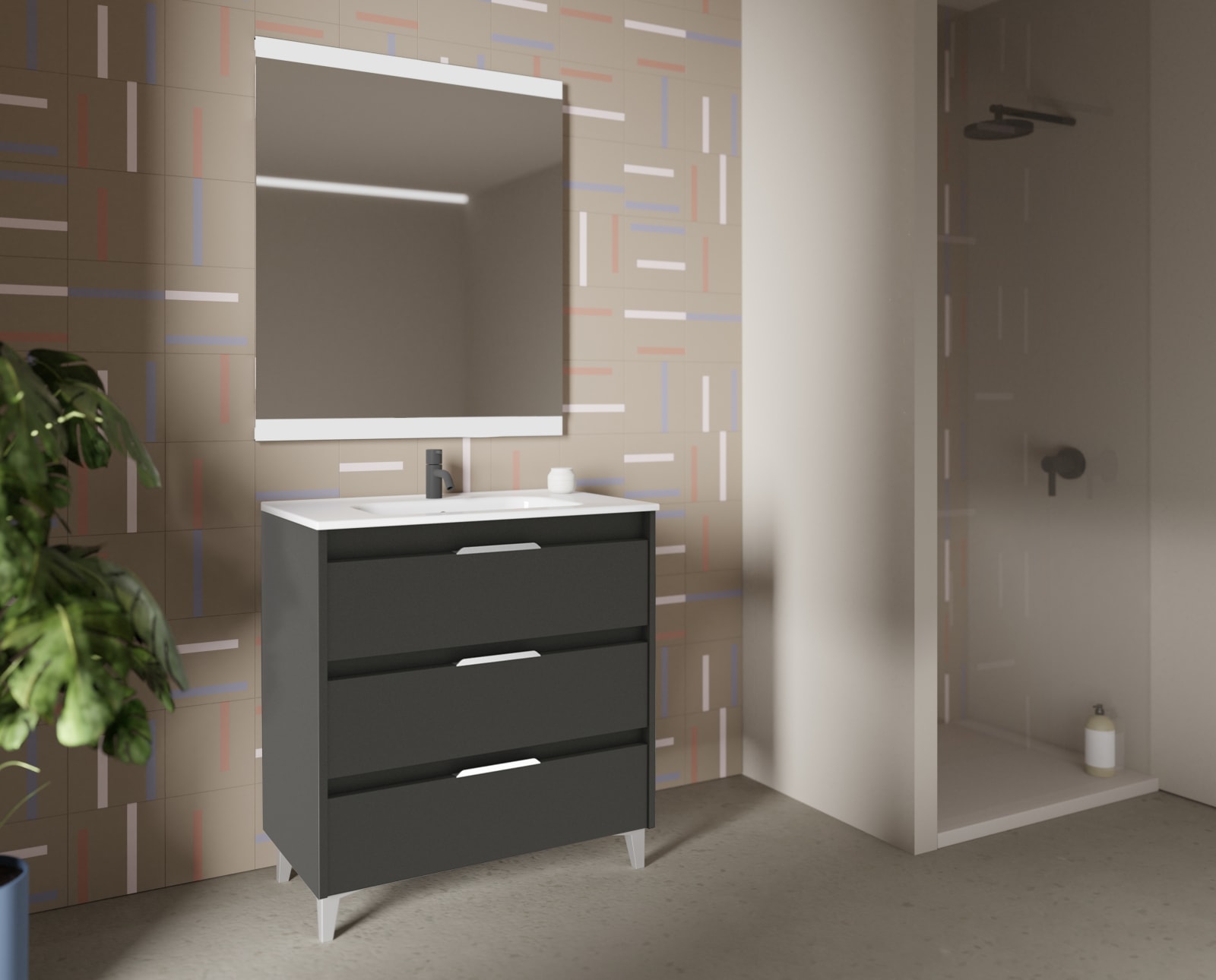 Conjunto mueble de baño Suki Amizuva principal 0