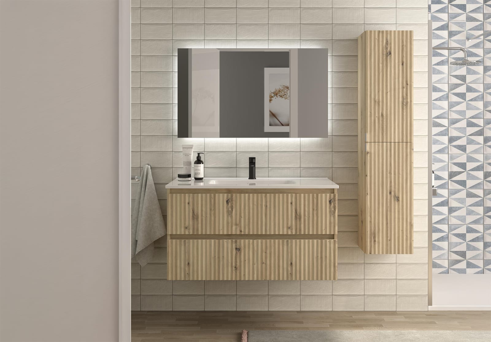 Conjunto mueble de baño Kira Salgar principal 0