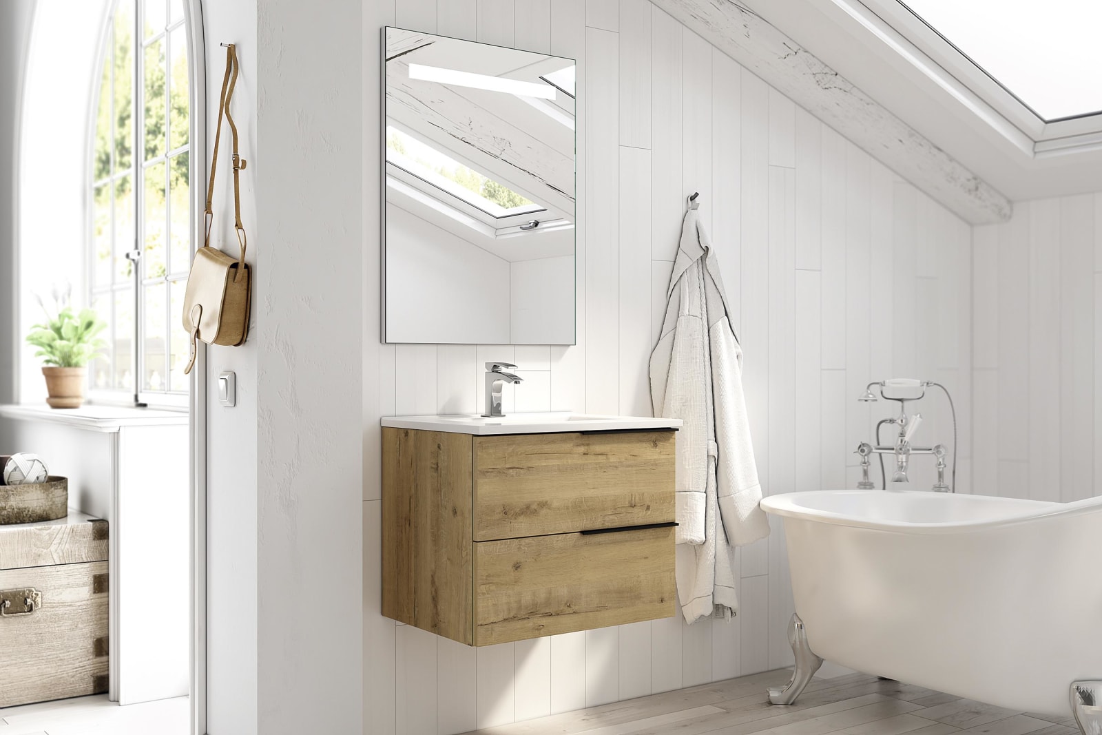 Conjunto mueble de baño Coban Bruntec principal 0