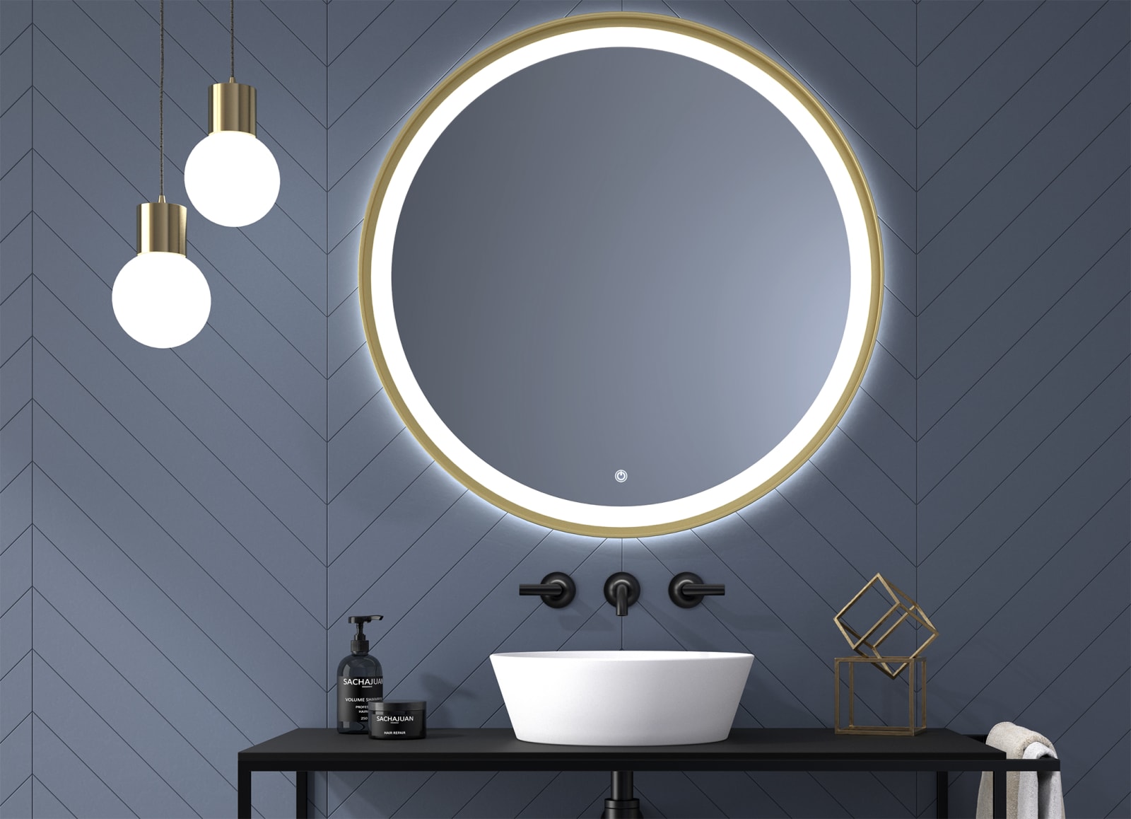 Espejo de baño con luz LED Seychelles Eurobath principal 0