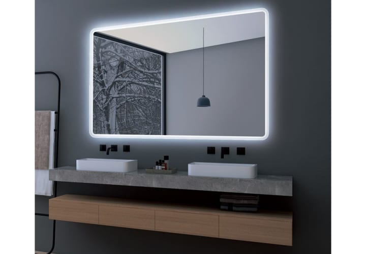 Espejo de baño con luz LED Praga Ledimex ambiente 9