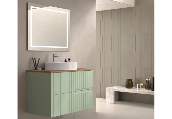 Mueble de baño con encimera de madera Ebi Bruntec colores principal 8