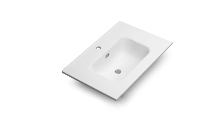 Lavabo encastrado fondo reducido 40 cm Onix New color Coycama principal 1