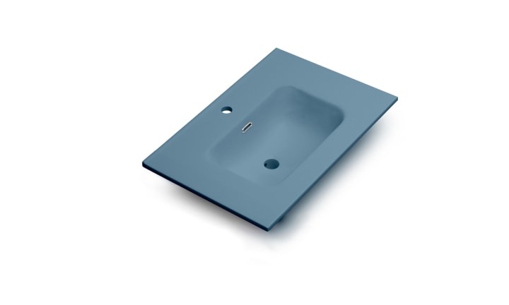 Lavabo encastrado fondo reducido 40 cm Onix New color Coycama principal 10