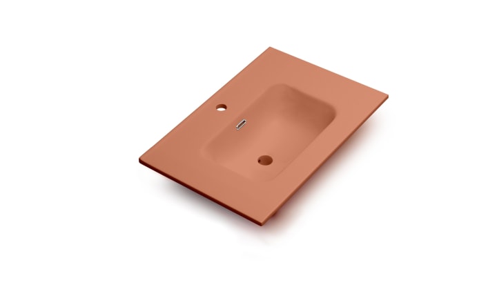 Lavabo encastrado fondo reducido 40 cm Onix New color Coycama principal 8